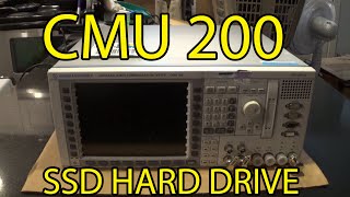 RampS CMU200 SSD Hard drive swap and backup [upl. by Ainatnas975]