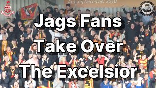 Jags Fans Take Over The Airdrie Excelsior  Airdrieonians 2  Partick Thistle 1  12 August 2023 [upl. by Haiasi]