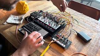 Korg Volca Modular Bastl Kastles Stylophone  Experimental Modular Synth session 2 [upl. by Nesahc927]