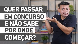 COMO ESTUDAR CONCURSO PÚBLICO  Anote as dicas [upl. by Analiese651]