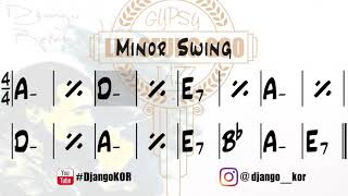 Minor Swing Backing 180bpm  Gypsy Jazz Style Backing [upl. by Pardoes974]