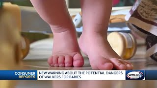 New warning about the potential dangers of walkers for babies [upl. by Eggleston540]