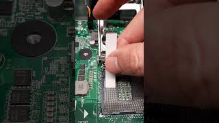 Index Card Trick to Straighten Bent Cpu Socket Pins 🔍 🧐 [upl. by Dosh]