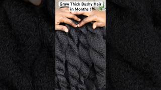 Grow thick bushy hair in months  😳shortsthickhairhairgrowth [upl. by Narod]