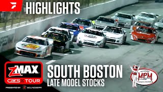 Title Fight Heats Up  CARS Tour Late Model Stock Cars at South Boston Speedway 91424 [upl. by Aryahay]