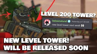 New Level Tower Will Get Released Soon Speculation  TDS Roblox [upl. by Jonah]