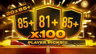 20 x FIVE 85 RATED RARE PLAYER PACKS amp 100 x 81 PLAYER PICKS FIFA 21 [upl. by Renaud]