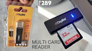 Upto 5 GBPS Download  USB 30 High Speed 2 in 1 Multi Card Reader  Read Micro SDSDSDHCSDXC [upl. by Arela1]