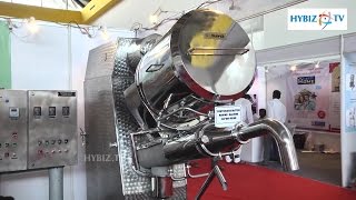 Continuous Butter Making Machine  Hybiztv [upl. by Ainomar]