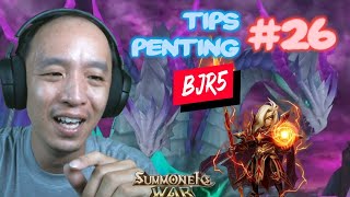 Cara Build BJR5  Artifact  Tips Penting 26  Summoners War [upl. by Flint]