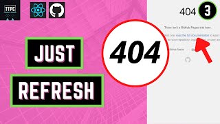 React Refresh Page Not Found  Fix in 2 Minutes with This TRICK [upl. by Huntingdon688]