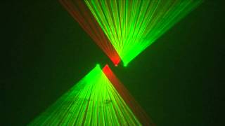 LASERWORLD EL 350RG 350mW RED GREEN LASER DMX [upl. by Edwine848]