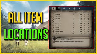 All Item Location Sold By NPC Traders  Medieval Dynasty [upl. by Eiramrebma530]