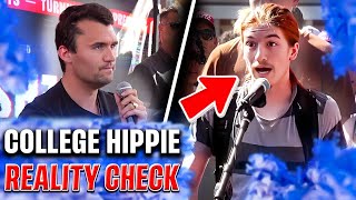 Socialist Hippie Gets SLAPPED With Facts [upl. by Akenaj]