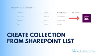 PowerApps  Create Collection from SharePoint List [upl. by Anne-Corinne792]