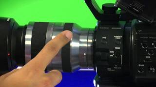 NEXFS100 Sony Câmera AVCHD NXCAM  Merlin Video [upl. by Sina]