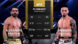 UFC 296 Alexandre Pantoja vs Brandon Royval  UFC 5 SIM [upl. by Alfonso]