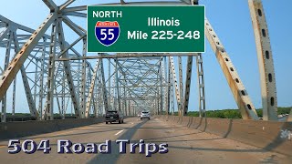 Road Trip 704  I55 North  Illinois Mile 225248 [upl. by Aryamo373]