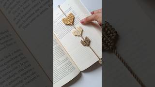 Separador de Libros  Bookmark 💖macrametutorial aprendemacrame diymacrame bookmark [upl. by Heeley]