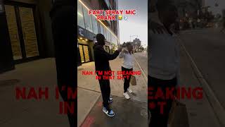 Smelly Mic Prank 😂 shorts prank [upl. by Mairem]