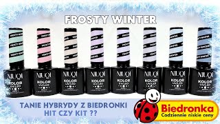 Hybrydy z Biedronki za 10zł  Niuqi Frosty Winter  kolekcja zimowa  Candymona [upl. by Ynnhoj188]