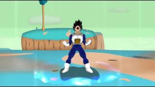 DBZ Vegeta Vs Frieza Fan animation [upl. by Adnaloy]