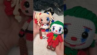 ARLEQUINA E CORINGA DE AMIGURUMI [upl. by Kammerer]