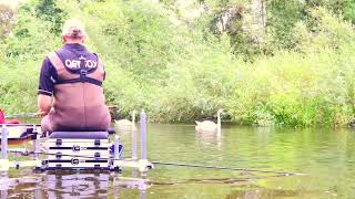 Stick Float Fishing for Chub at Hellesdon Mill [upl. by Anwahsar]