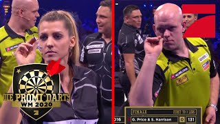 FINALE Michael van Gerwen amp Pascal Hens vs Sarah Harrison amp Price  Promi Darts WM 2020  ProSieben [upl. by Atil]