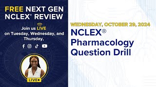 NCLEX® Pharmacology Question Drill [upl. by Elbys]