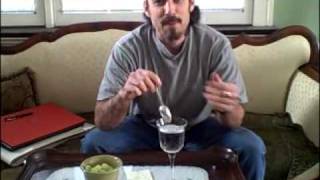 Pure Jeevan Demonstrates Taking Oregano Oil [upl. by Joseito]