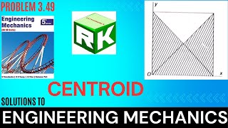 Engineering Mechanics Problem 349 Timoshenko Centroid rectangle triangle center of gravity CG [upl. by Georg836]