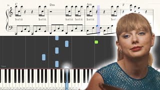 quotDelicatequot  Sheet Music  Tutorial  Taylor Swift  George Vidal [upl. by Martijn]