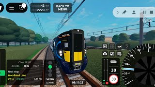 SCR roblox R022 withefild to Beachley using the Class 3850 normal speed [upl. by Dolorita]