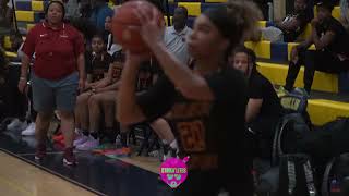 Bishop Ireton VA 2025 guard Boston College commit Amirah Anderson junior seasonAAU highlights [upl. by Milty]