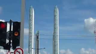 Magnificent New Bridge Le Pont Chaban Delmas at Bordeaux [upl. by Celestyna]