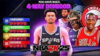 RARE BEST 3LEVELSCORING BOARD HUNTER BUILD IN NBA 2K25 BEST POPPER BUILD IN NBA 2K25 [upl. by Siradal]