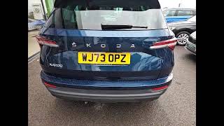 SKODA Karoq SUV 15 TSI 150ps SE L ACT DSG WJ73OPZ STARTIN SKODA WORCESTER [upl. by Quintana]