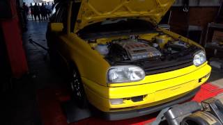 vw r32 mkiii gti vr6 mk3 NA dyno schrick cams tomas sport tuning [upl. by Laurentium]