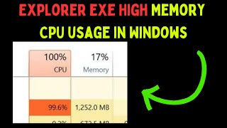 How to Fix Explorerexe High Memory and CPU Usage in Windows 11 [upl. by Nnylyram]