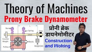 working of prony brake dynamometer prony brake dynamometer in hindi prony brake dynamometer [upl. by Lramaj]