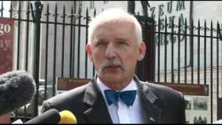 Na armię 50 więcej pieniędzy a nie wydawać na zasiłki dla bezrobotnych  Janusz KorwinMikke [upl. by Goodden]