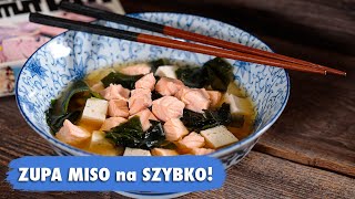 ZUPA MISO  przepis na szybko 🍜 Mało składników  UMAMI [upl. by Minsat733]