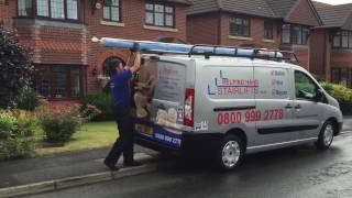 AcornBrooks 130 Stairlift Installation and demonstration in Crewe Cheshire [upl. by Sirromad575]