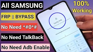 SAMSUNG FRP BYPASS 2024 ANDROID 121314 Latest Security✔️Frp Lock Removal  Google Lock Remove [upl. by Learsiy]