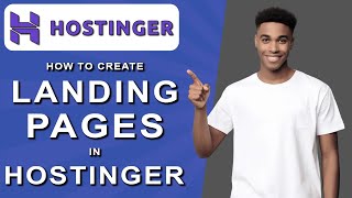 How to create landing pages in hostinger 2024 [upl. by Uokes]