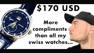 The best value automatic Aliexpress dress watch Sugess Moonphase Review [upl. by Eicaj407]