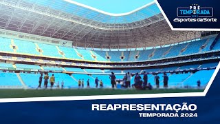 AO VIVO  REAPRESENTAÇÃO OFICIAL  TEMPORADA 2024 [upl. by Kinney481]