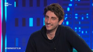 Lintervista a Pietro Castellitto  Stasera cè Cattelan su Rai 2 del 24012024 [upl. by Malony]