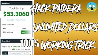 Paidera Unlimited Refer Trick  ZS DESIGN [upl. by Stephens]